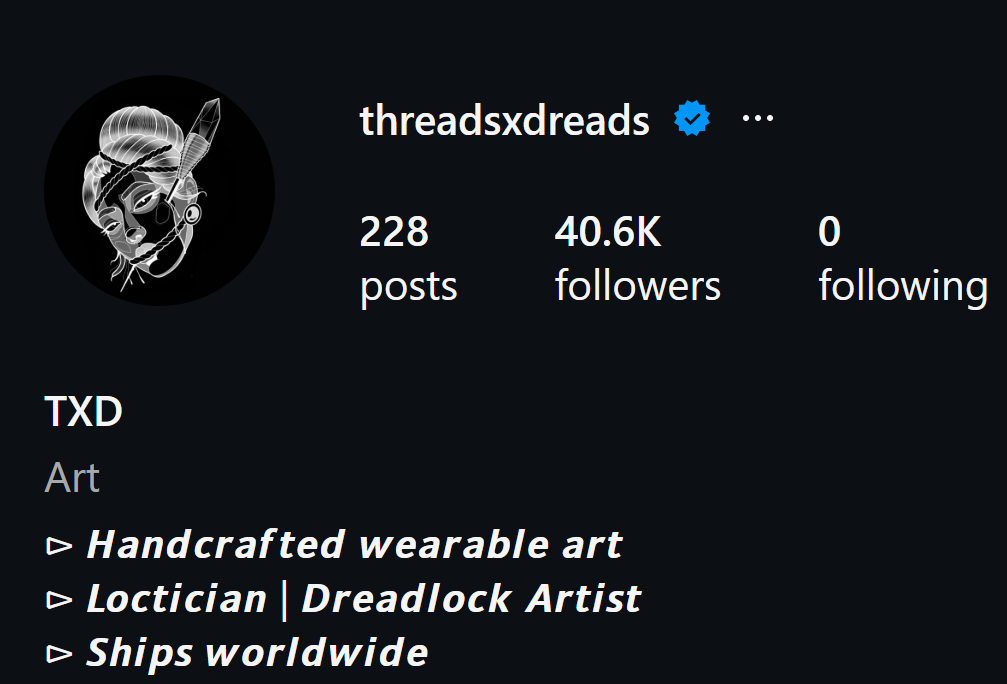 threadsxdreads on Instagram — 40.6K followers