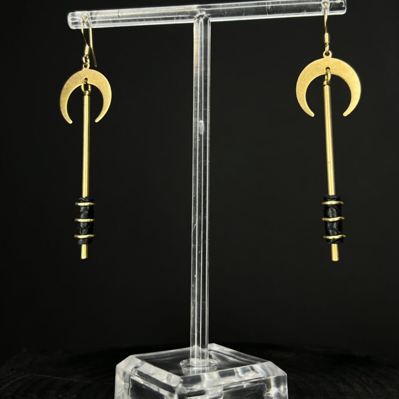Crescent Spear Earrings (mini)